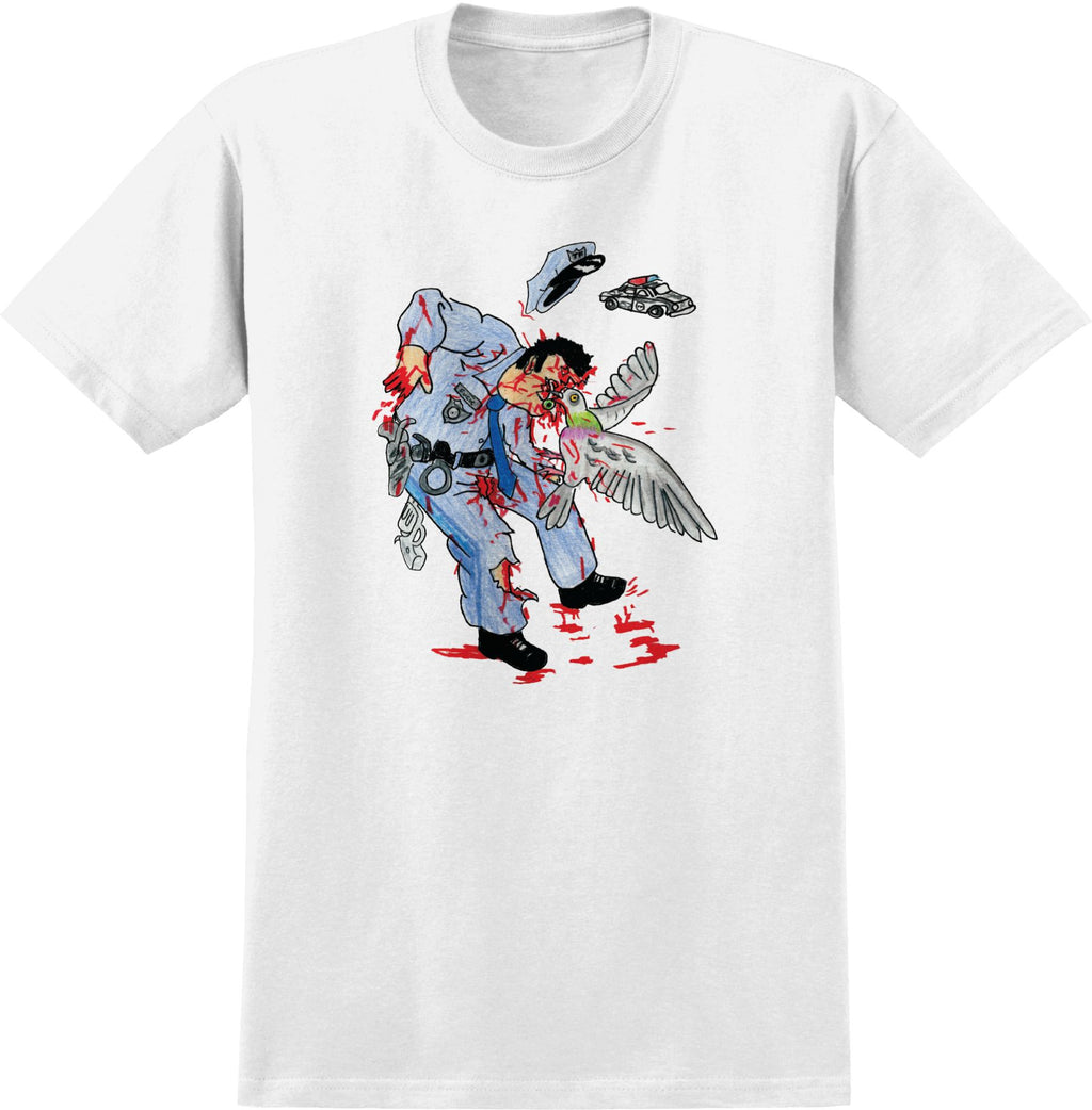 Anti Hero T-Shirt Pigeon Attack White front view