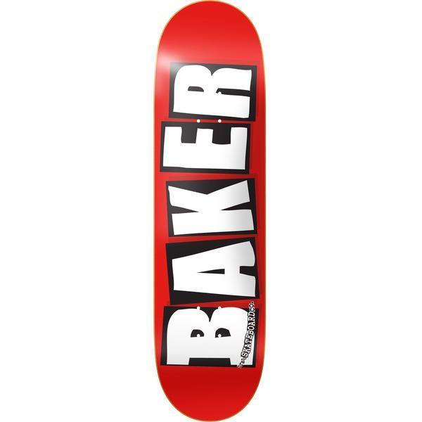 Baker Deck Brand Logo White 8.6" bottom view