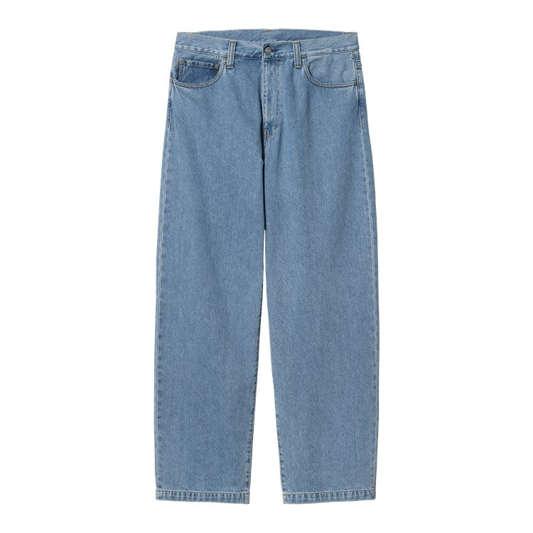 Carhartt WIP Pant Landon Blue Heavy Stone Wash front view