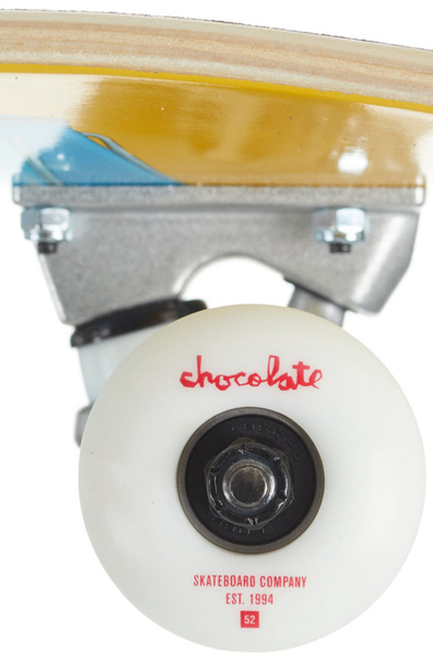 Chocolate Complete Perez Vanner 7.75" wheel close up