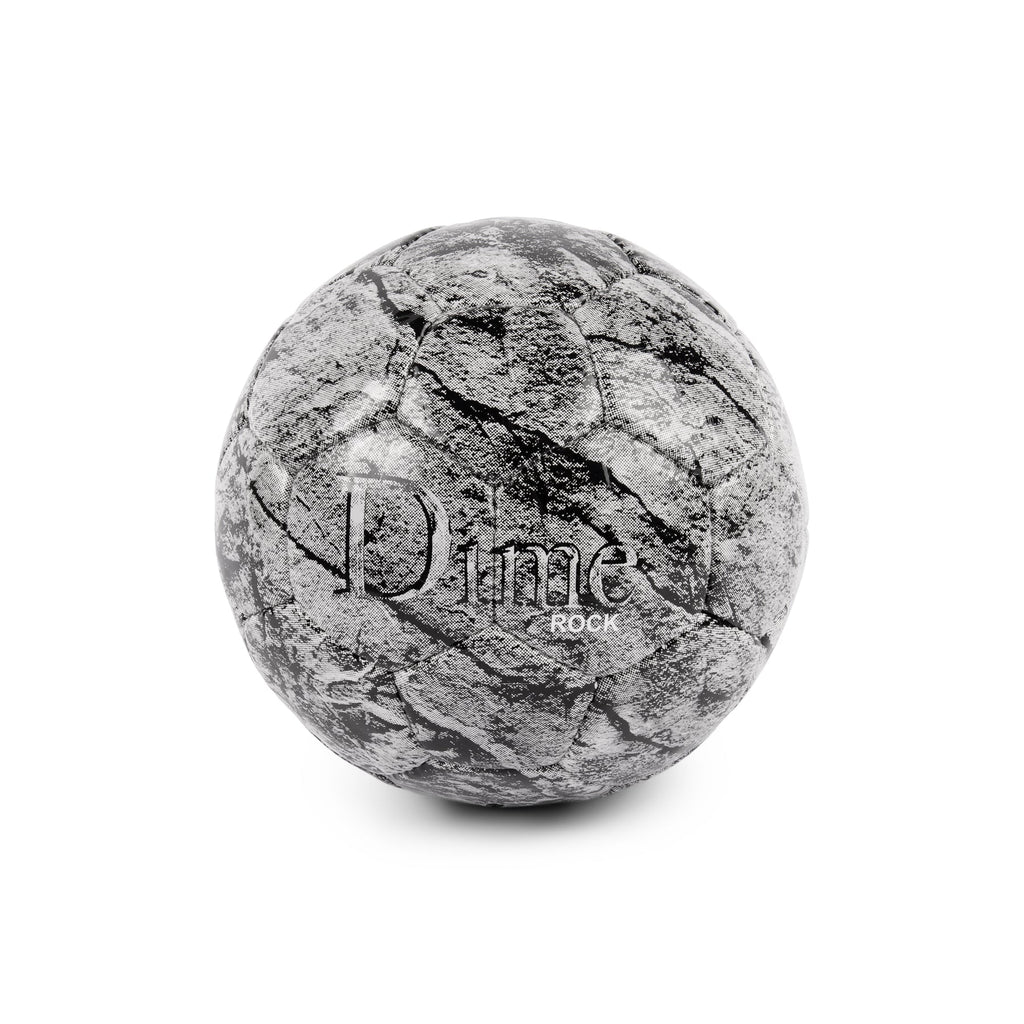 Dime Soccer Ball Rock Stone Grey looking