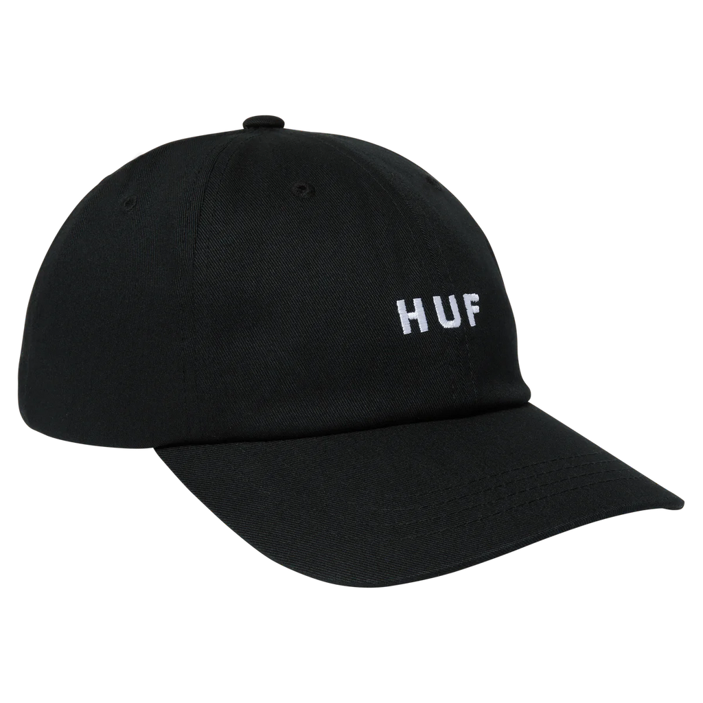 Huf 6 Panel Hat OG Logo Black front view