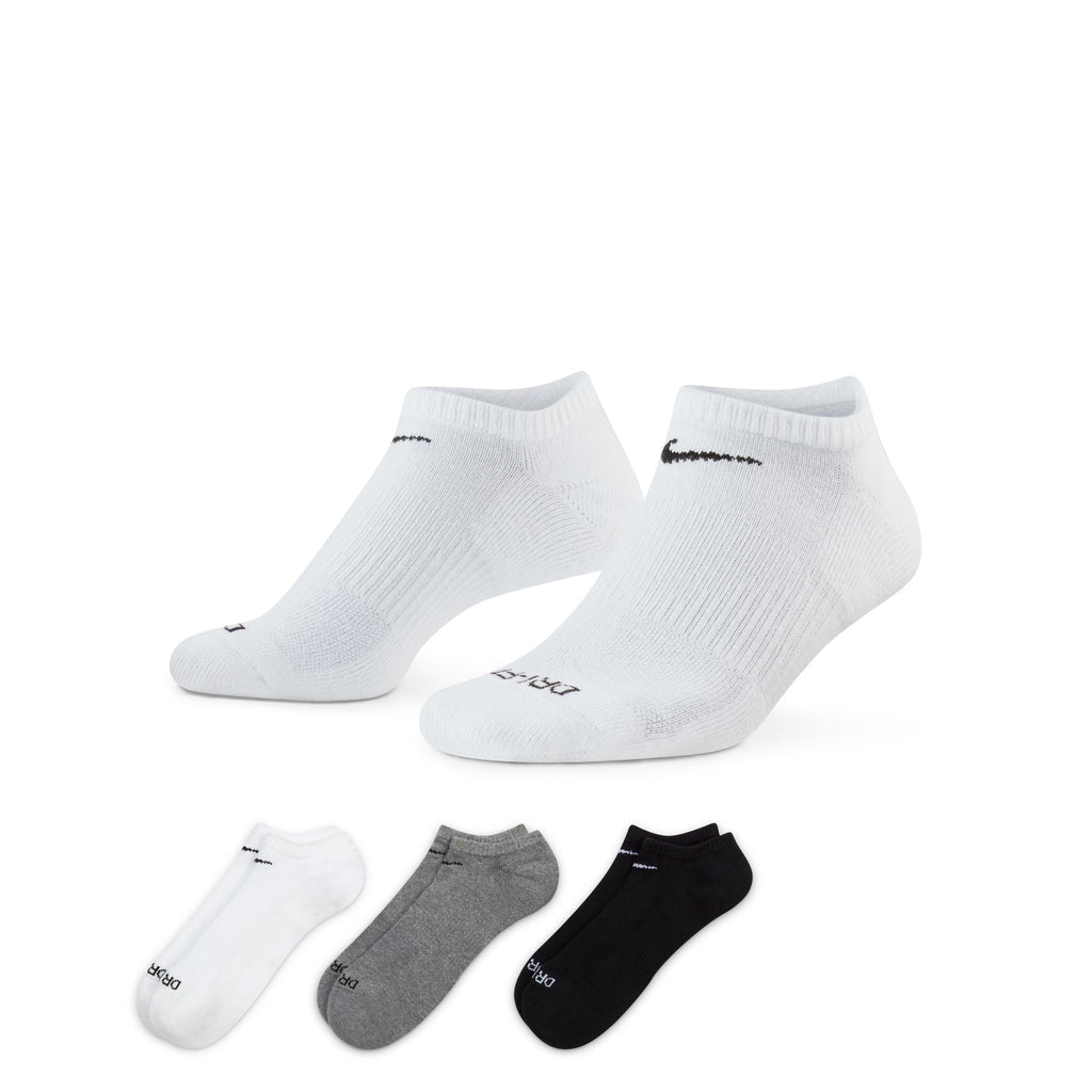 Nike SB Socks 3 Pack Everyday Plus Cushioned No Show Multi Lrg view