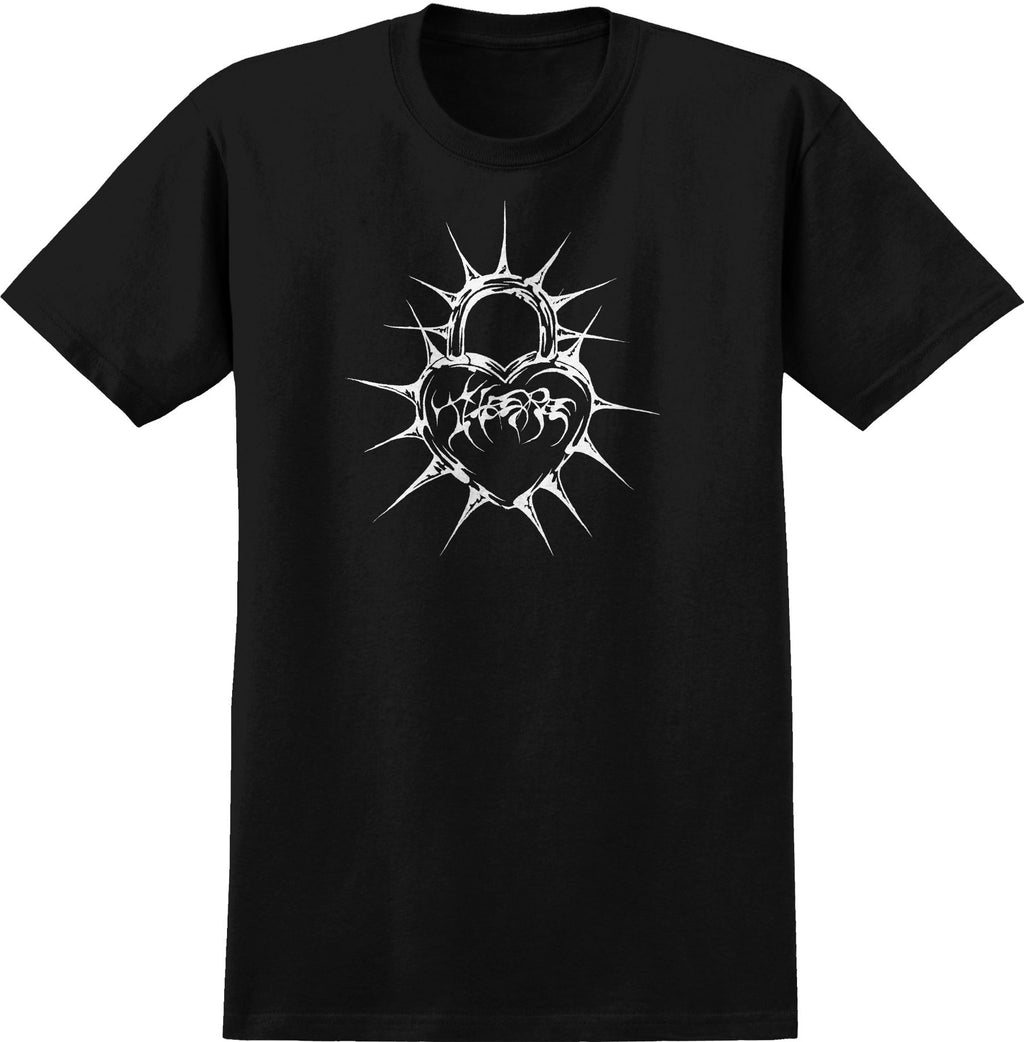 Thunder T-Shirt Heart Black/White front view