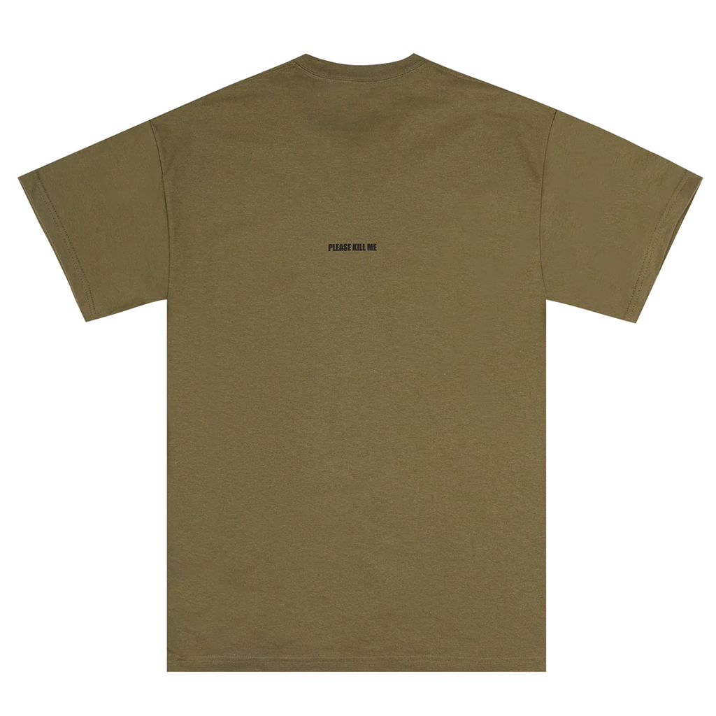 Bronze T-Shirt Lantern Military Green back view