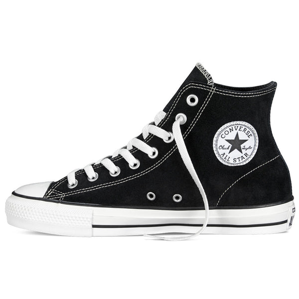 Converse Cons CTAS Pro Hi Black/Black/White Suede