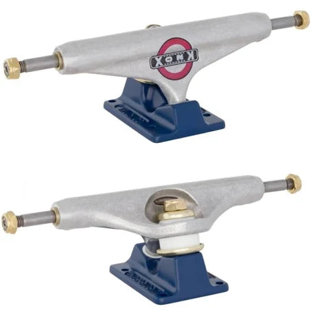 Independent Trucks Forged Hollow Stage 11 Knox Blue/Silver 149 back and pair view