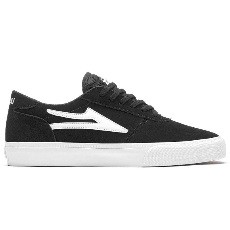 Lakai Manchester Black Suede side view