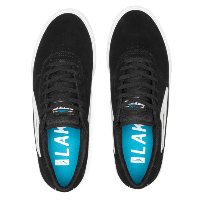 Lakai Manchester Black Suede top view