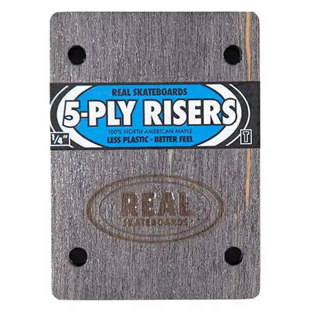 Real Risers 5 Ply Wood Thunder Fit 1/4" package view