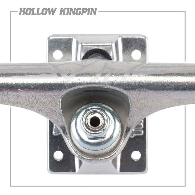 Thunder Trucks Hollow Light II Polished 148 Hi king pin from above view