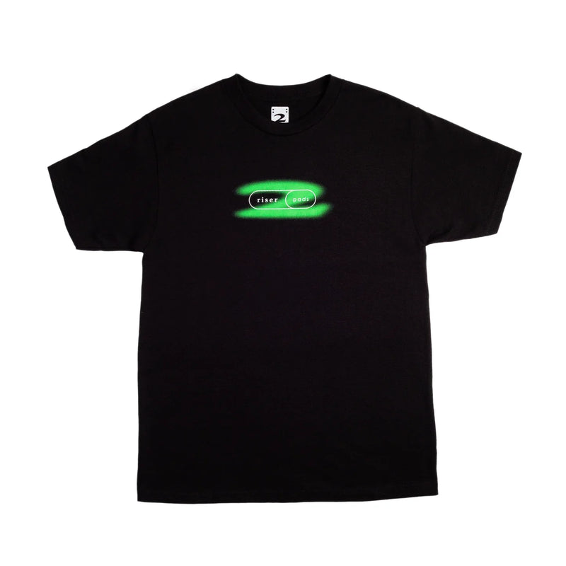 2 Riser Pads T-Shirt Logo Black