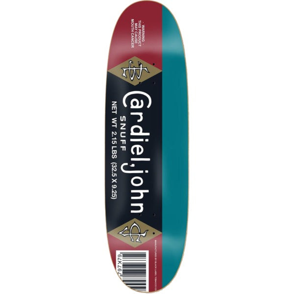 Black Label Deck Cardiel Snuff Reissue 9.25" bottom graphic