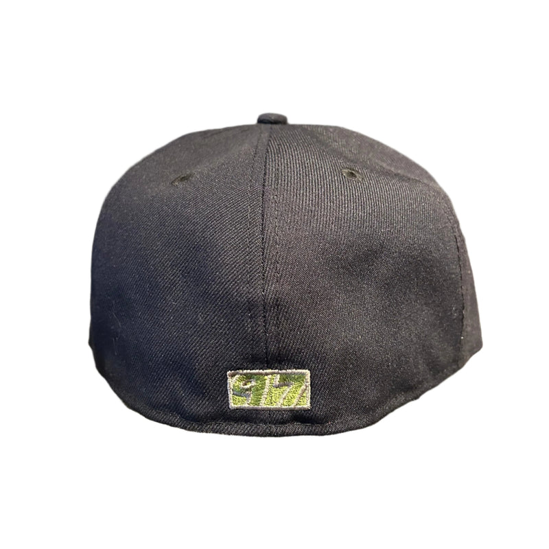 Blue Tile Lounge Fitted New Era Hat B 97 Logo Navy/Army