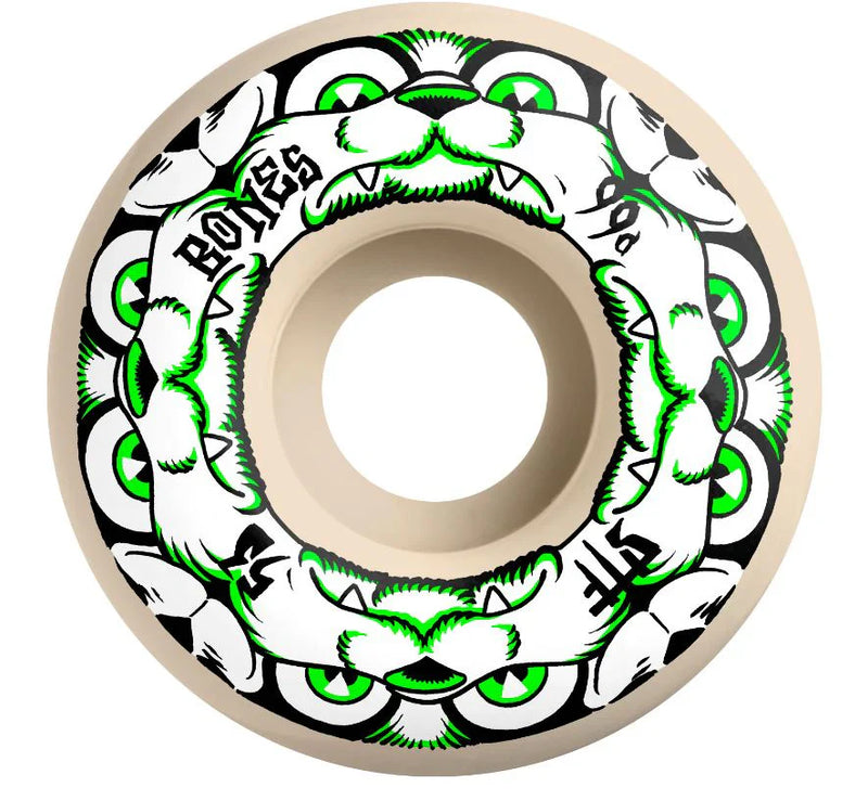 Bones Wheels STF 4 Dog Night 52mm 99a V4 front view