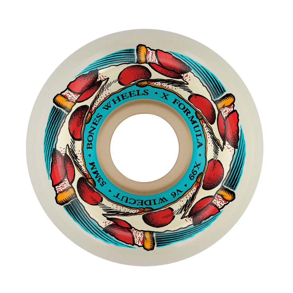 Bones Wheels X Formula Deep Dish 54mm 99a V6 front view