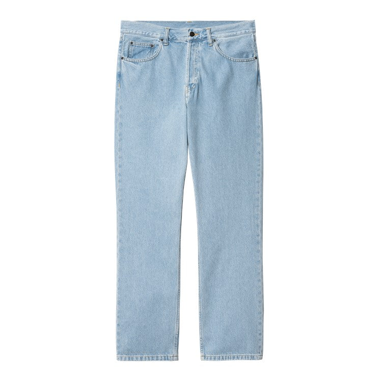 Carhartt WIP Pant Nolan Blue Bleached front view