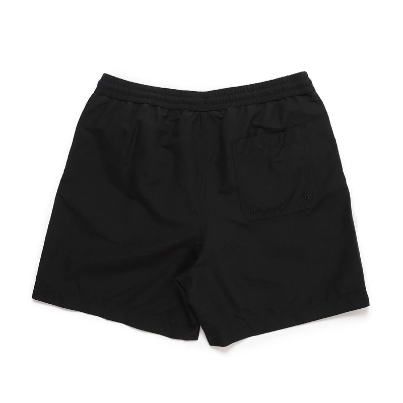 Carhartt WIP Swim Shorts Chase Black/Gold back view