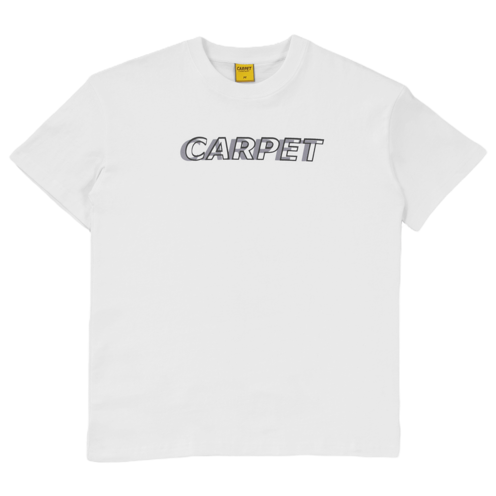 Carpet Company T-Shirt Misprint 3M White front view