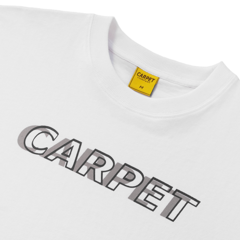 Carpet Company T-Shirt Misprint 3M White logo detail