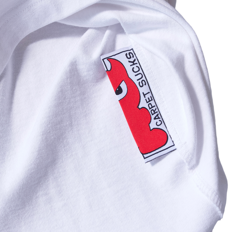 Carpet Company T-Shirt Misprint 3M White inside side tag