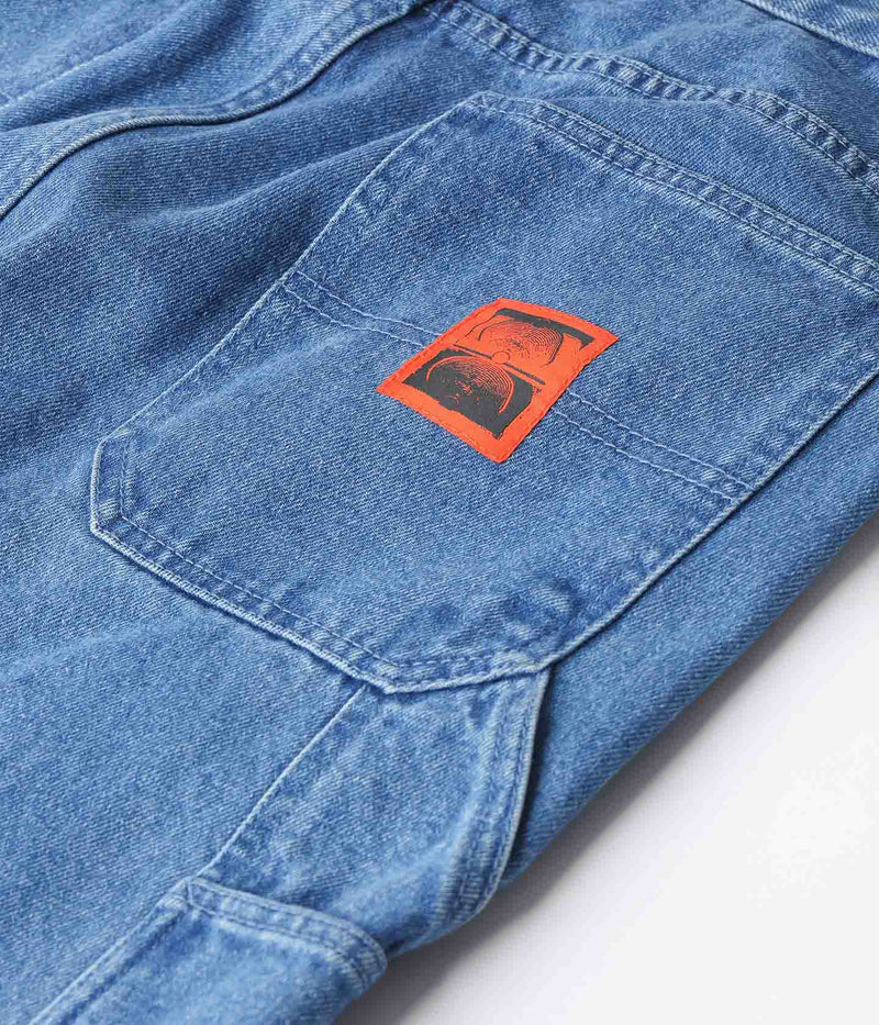 Former Denim Distend VT Worn Blue back pocket detail