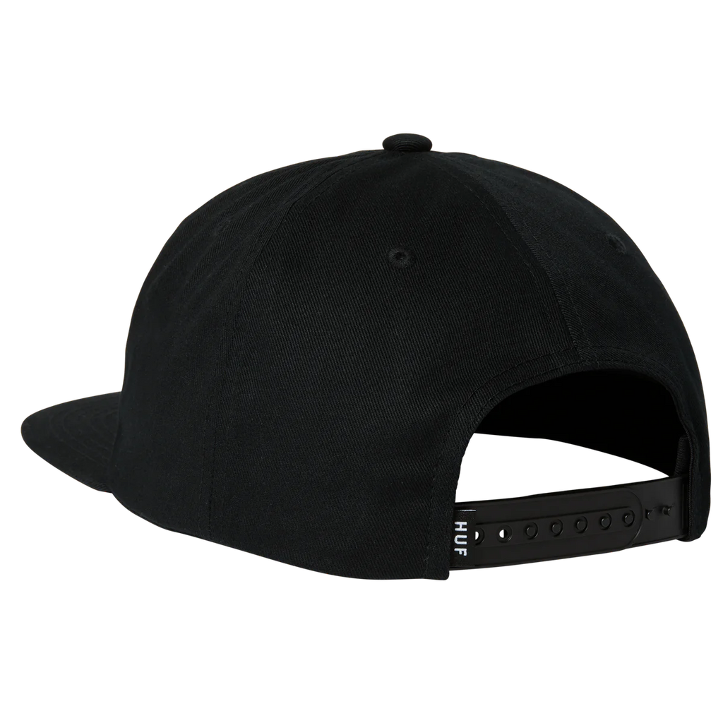 Huf Snapback Hat Set Box Black back view