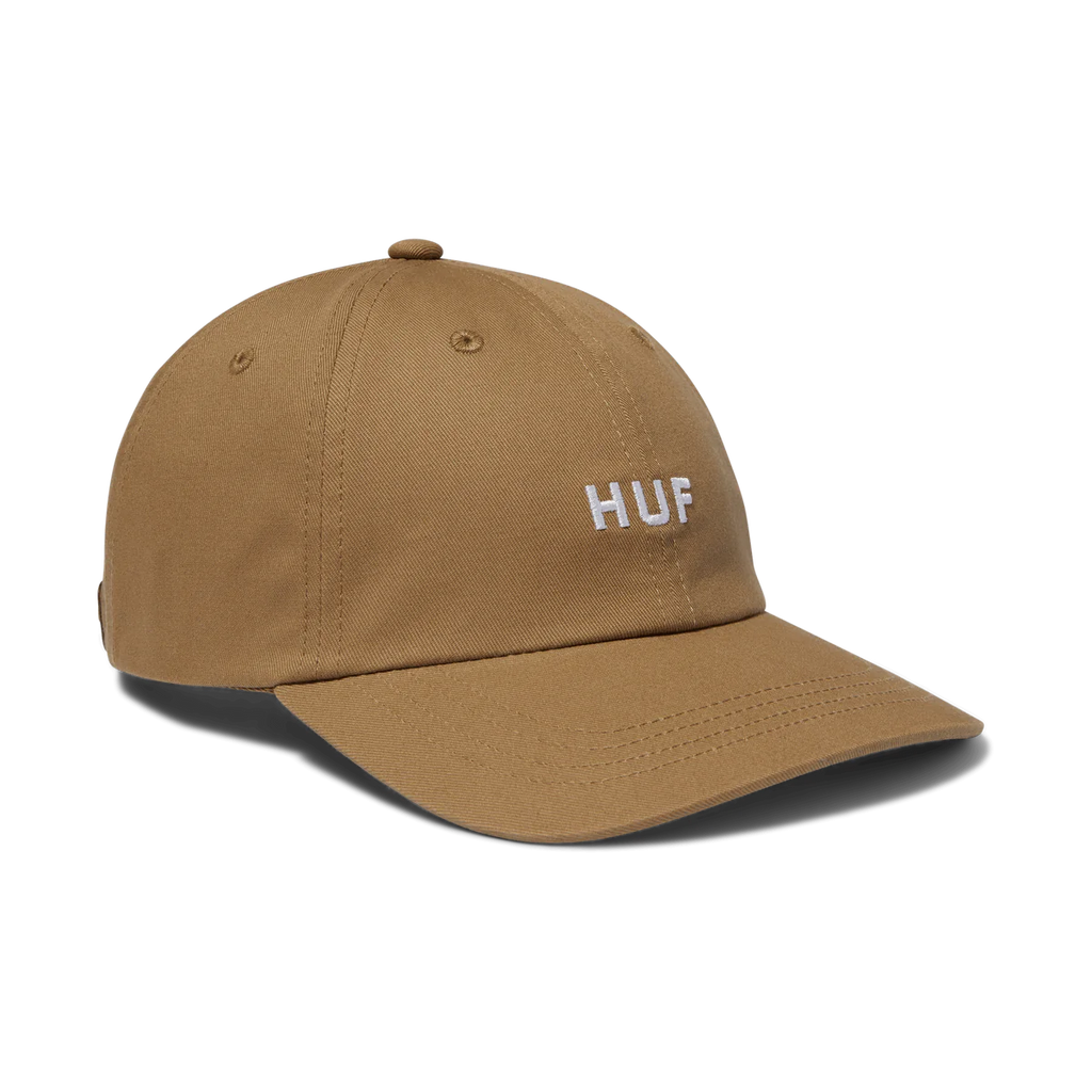 Huf 6 Panel Hat OG Logo Biscuit front view