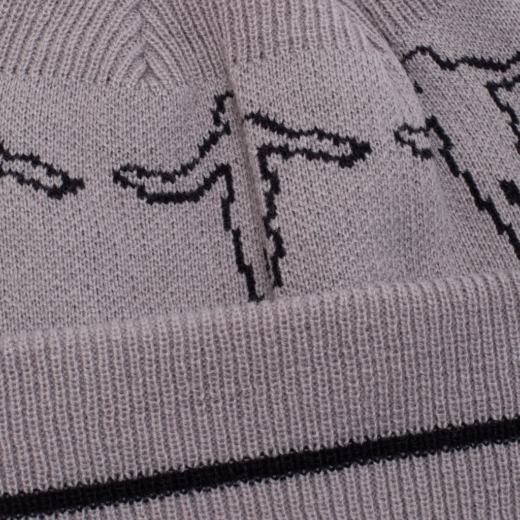 Hockey Beanie Hank Grey close up