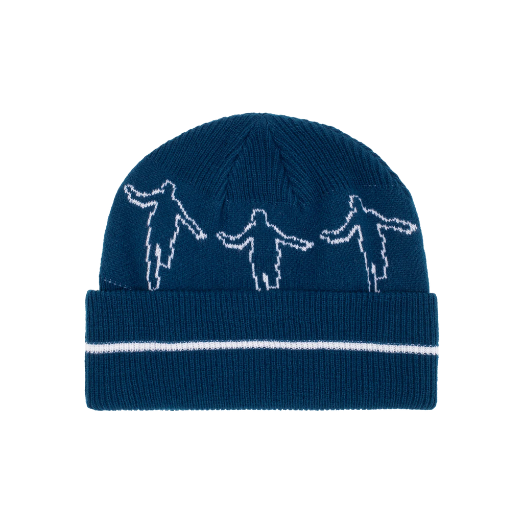 Hockey Beanie Hank Navy front view