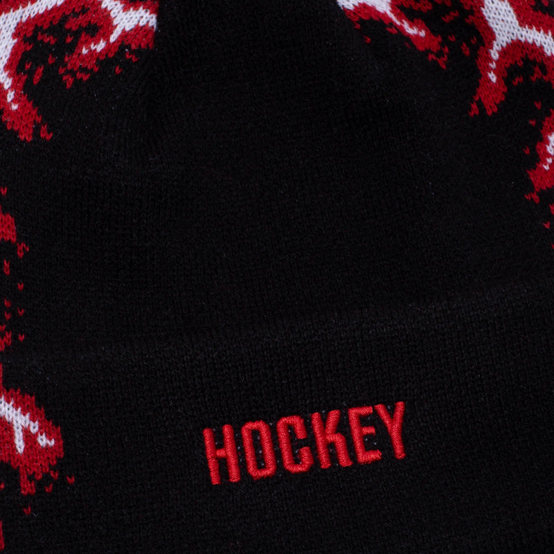 Hockey-Beanie-Lightning-Black-