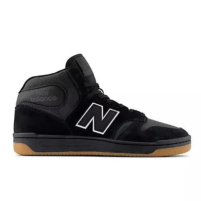 New Balance Numeric 480 High Black/Gum side view