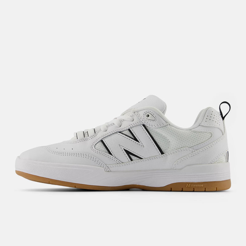 New Balance Numeric 808 White/Black in step view