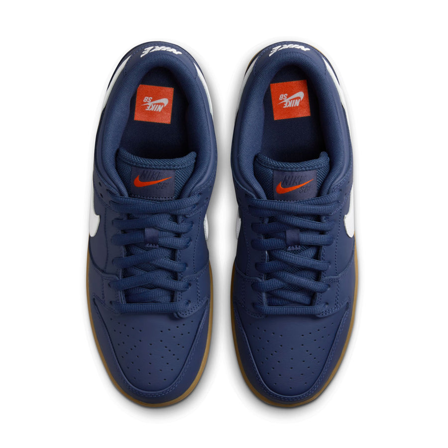 Nike SB Dunk Low Pro Navy/White-Navy-Gum Light Brown – Blue Tile