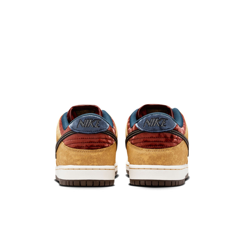 Nike SB Dunk Low Pro "City of Cinema" Celestial Gold/Dark Team Red