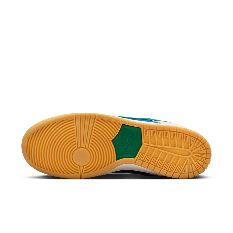 Nike SB Dunk Low Pro Phantom/Malachite-Hyper Royal sole gum