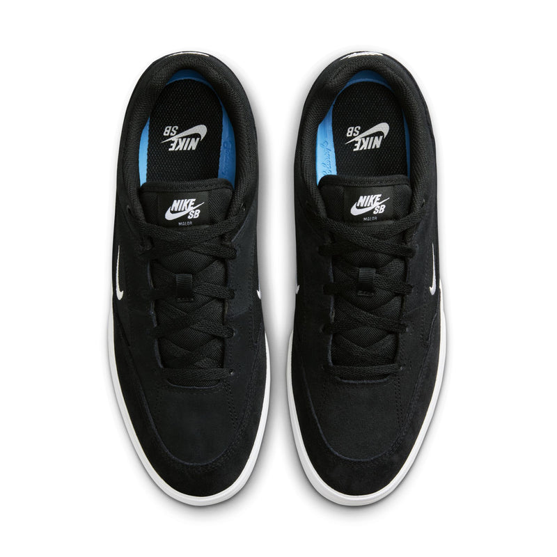 Nike SB Malor Black/White top down view