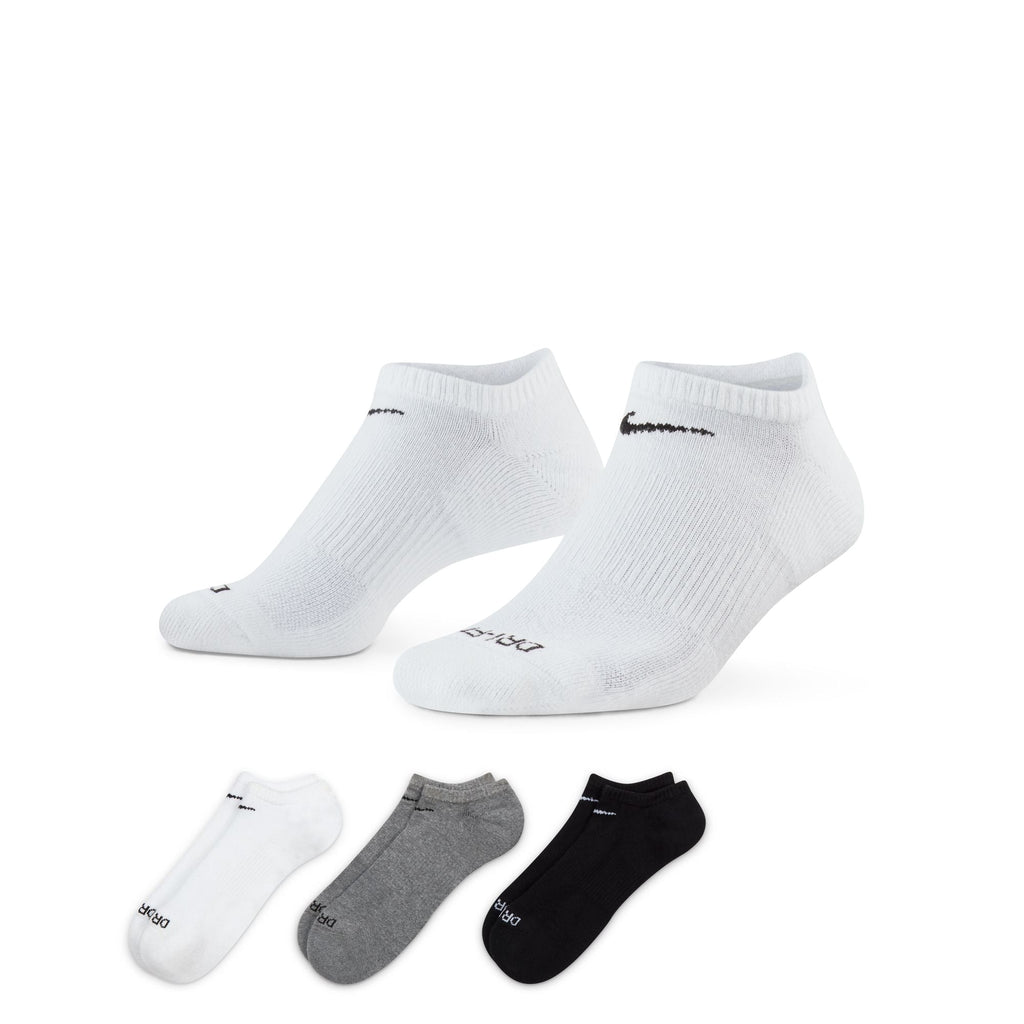 Nike SB Socks 3 Pack Everyday Plus Cushioned No Show Multi Med pack