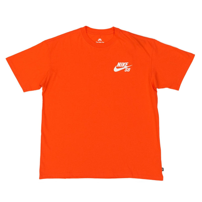 Nike SB T-Shirt Logo Safety Orange front view