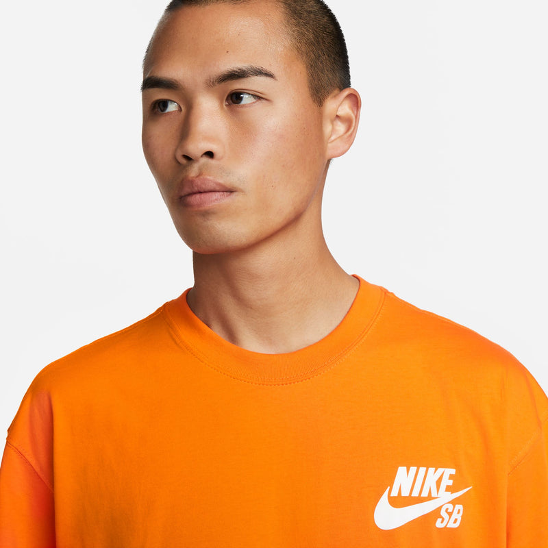 Nike SB T-Shirt Logo Safety Orange logo detail