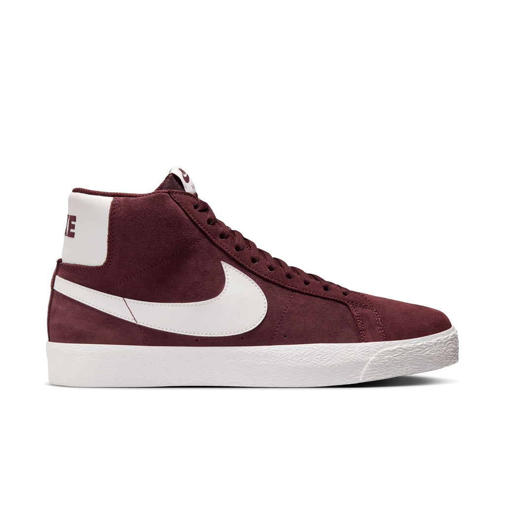 Nike SB Zoom Blazer Mid Burgundy Crush/Summit White side view