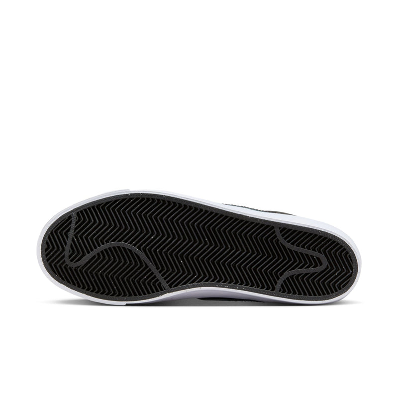 Nike SB Zoom Blazer Mid Pro GT Black/Metallic Silver-University Red sole view