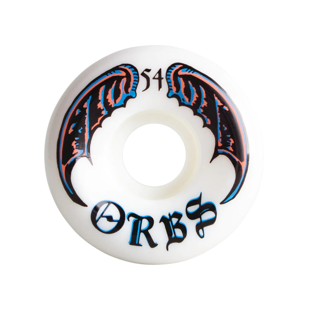 Orbs Wheels Specters White 54mm side view