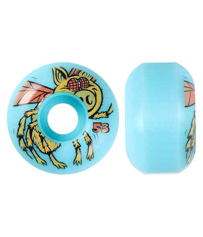 Pig Wheels Big Fly 53mm 101a Blue profile view