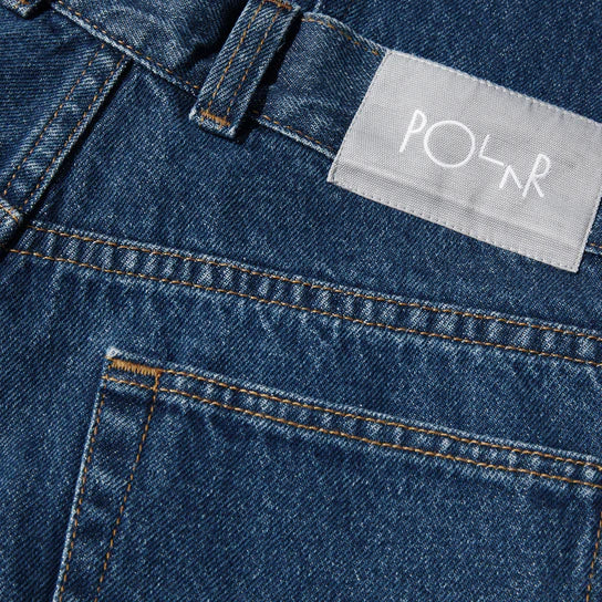 Polar '89! Jeans Dark Blue back waist band patch