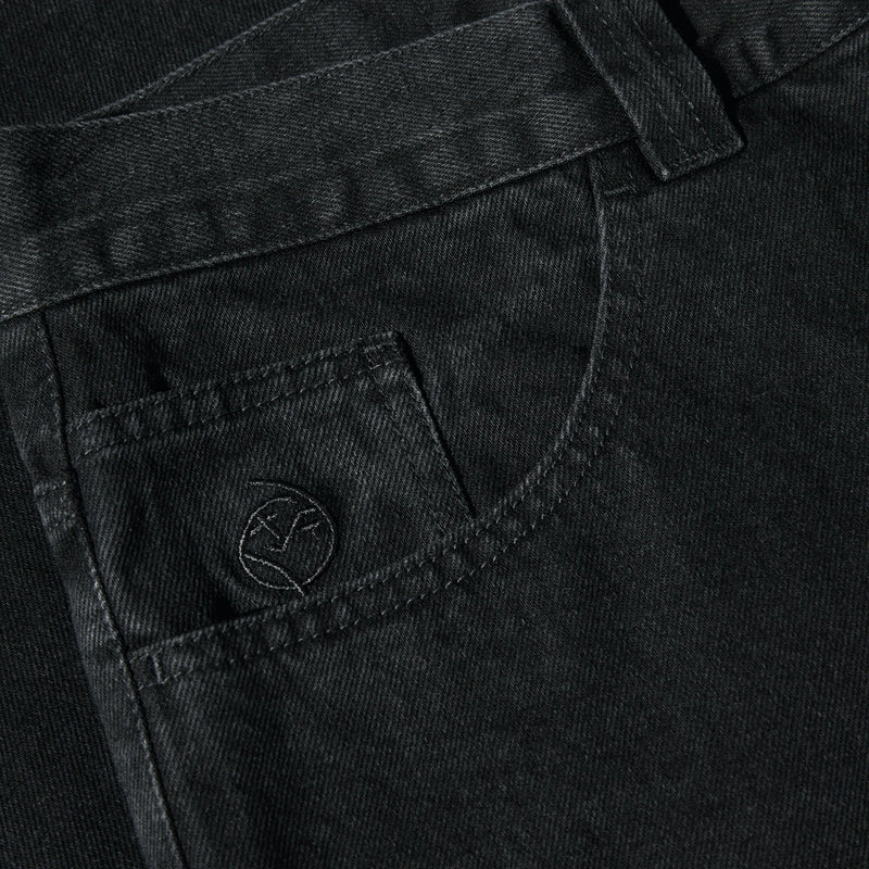 Polar Big Boy Jeans Pitch Black coin pocket detail