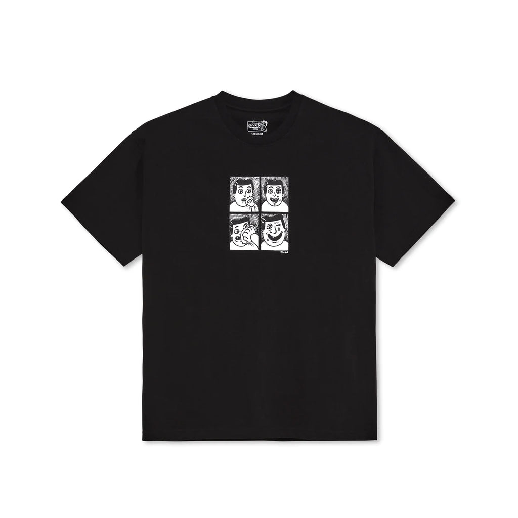 Polar Tee Punch Black front view