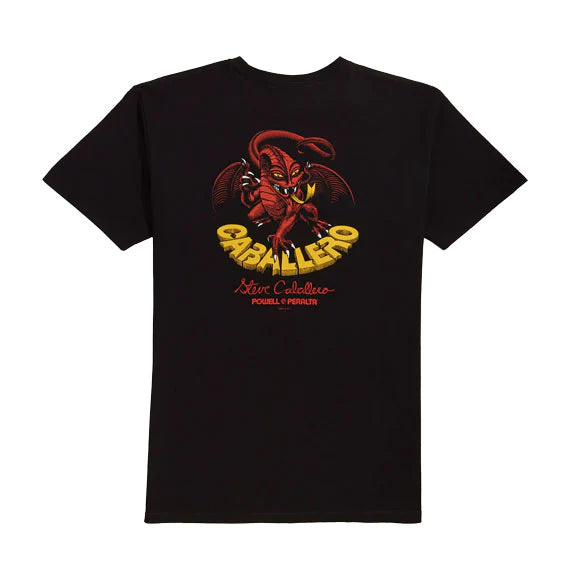 Powell Peralta T-Shirt Cab Dragon Black back view