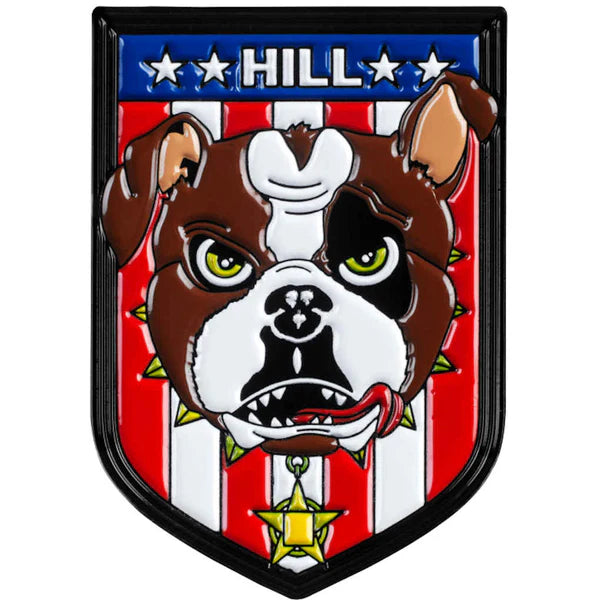 Powell Peralta Enamel Pin Hill Bulldog