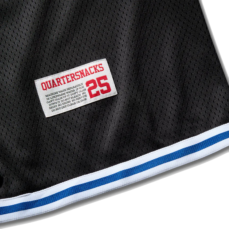 Converse X Quartersnacks Warm Up Top Black woven tag detail